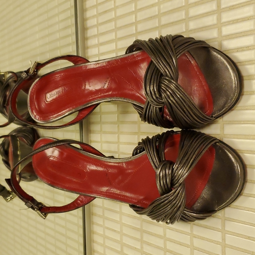 Cesare Paciotti leather sandals